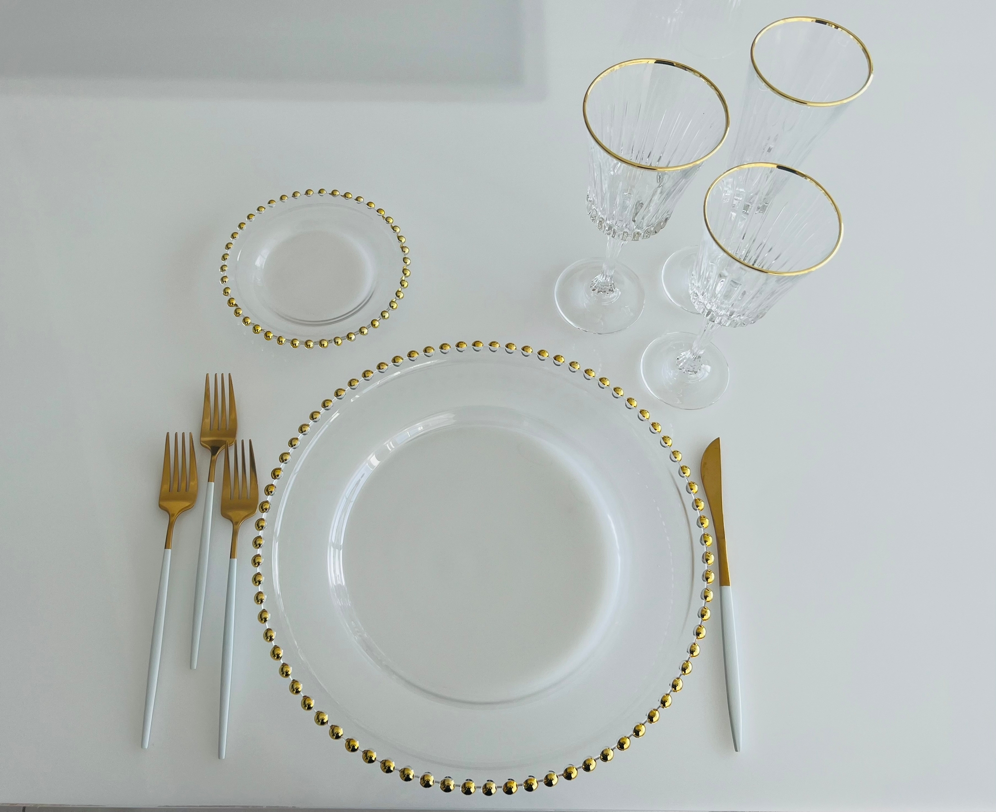 Posate Serie GoldWhite - Forchetta, Coltello e Cucchiaio POS10-POS11-POS12 4 Posate Serie GoldWhite - Forchetta, Coltello e Cucchiaio POS10-POS11-POS12 - immagine 4