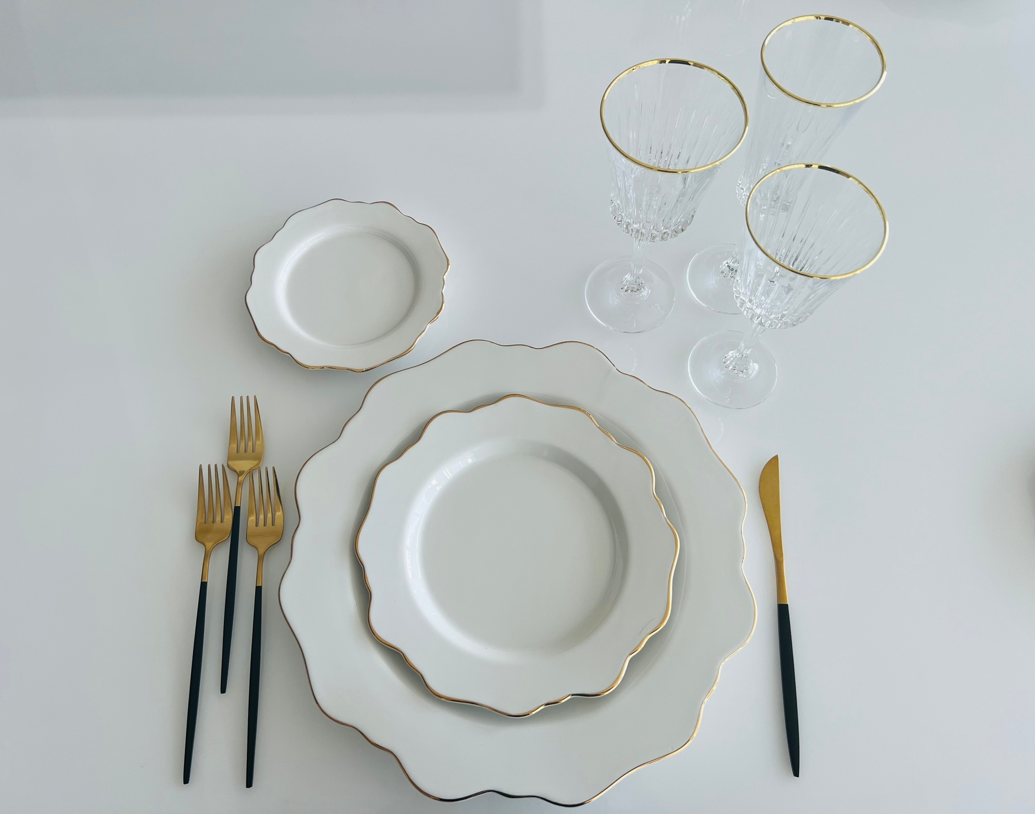 Posate Serie GoldBlack - Forchetta, Coltello e Cucchiaio POS07-POS08-POS09 2 Posate Serie GoldBlack - Forchetta, Coltello e Cucchiaio POS07-POS08-POS09 - immagine 2