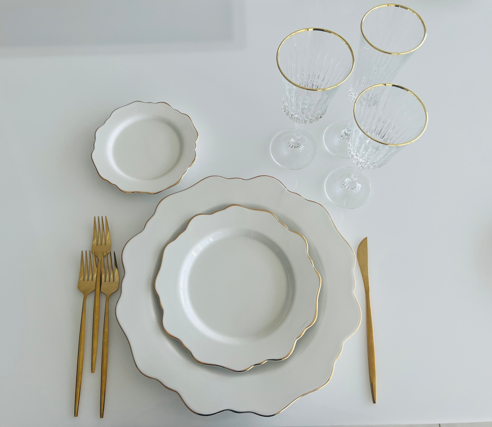 Posate Serie Gold - Forchetta, Coltello e Cucchiaio POS01-POS02-POS03 2 Posate Serie Gold - Forchetta, Coltello e Cucchiaio POS01-POS02-POS03 - immagine 2