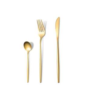 Posate Serie Gold - Forchetta, Coltello e Cucchiaio POS01-POS02-POS03