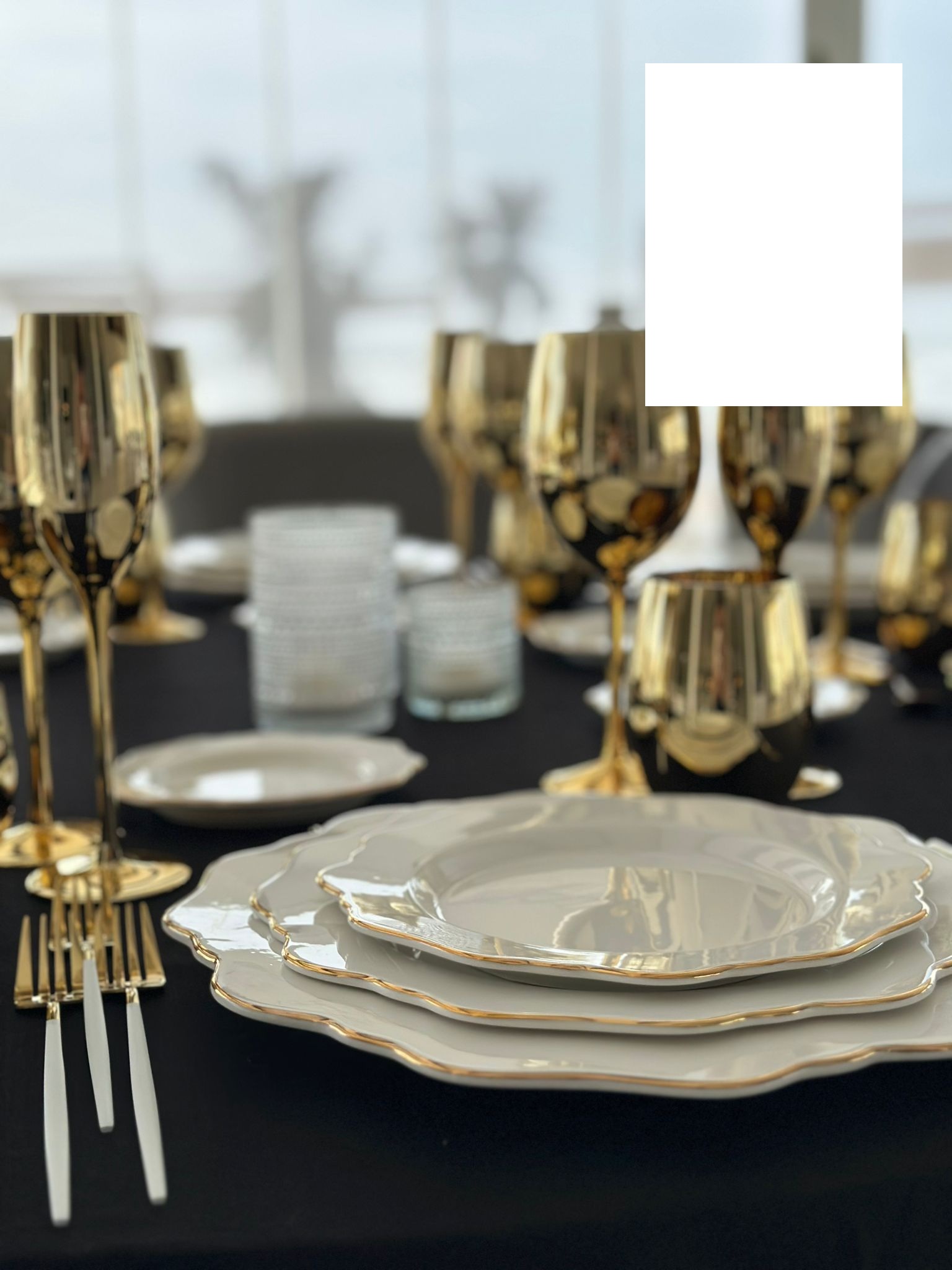 Bicchiere Acqua Basso Glamour Gold BIC14 - immagine 2