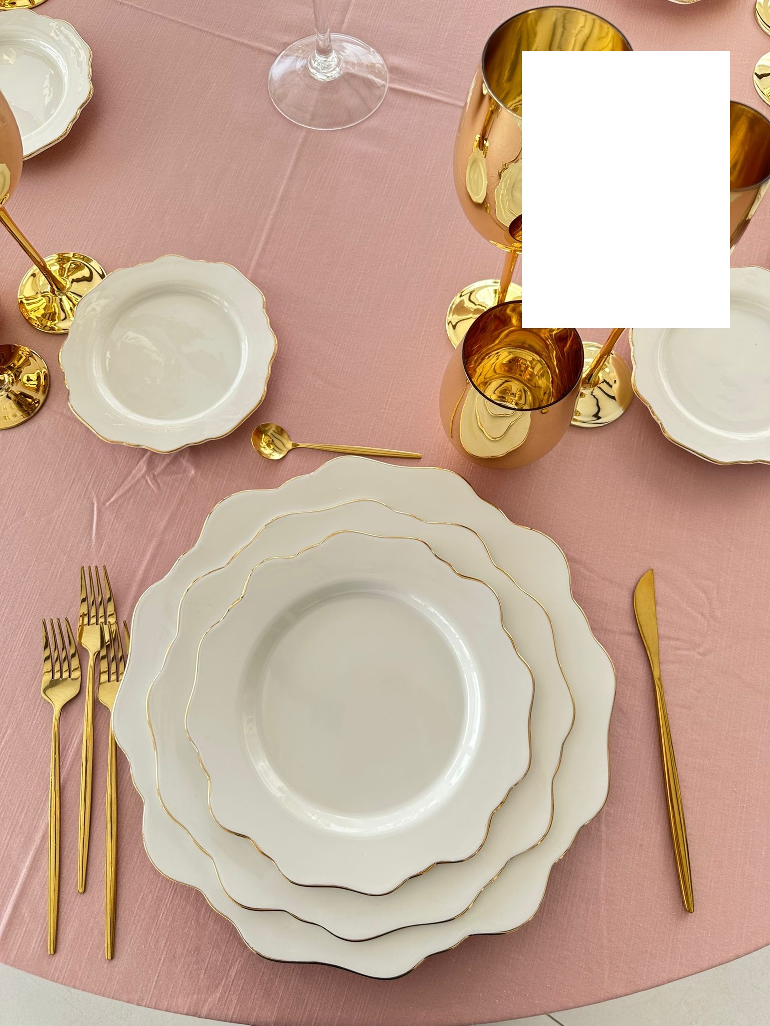 Bicchiere Acqua Basso Glamour Gold BIC14 - immagine 4