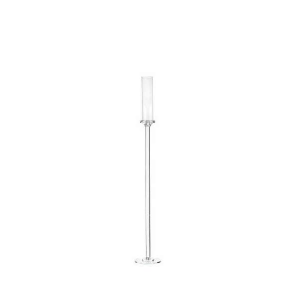 Candelabro Vetro Trasparente H 100 cm VAS51