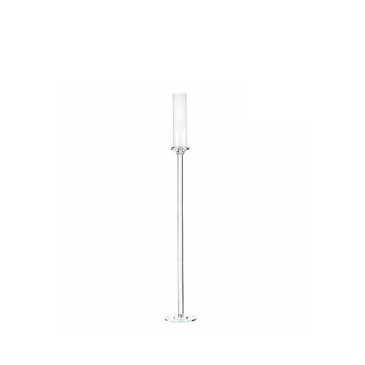 Candelabro Vetro Trasparente H 100 cm VAS51