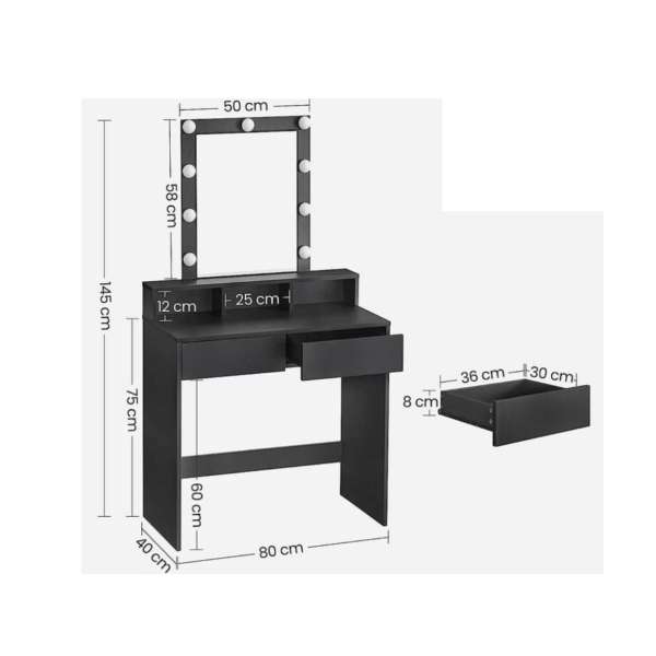 Consolle Trucco con Specchio AR09