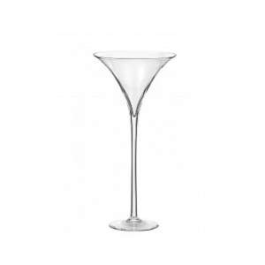Coppa Martini in Vetro Trasparente H 70 cm VAS09
