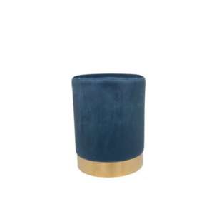 Pouf Velluto Verde Petrolio SED34