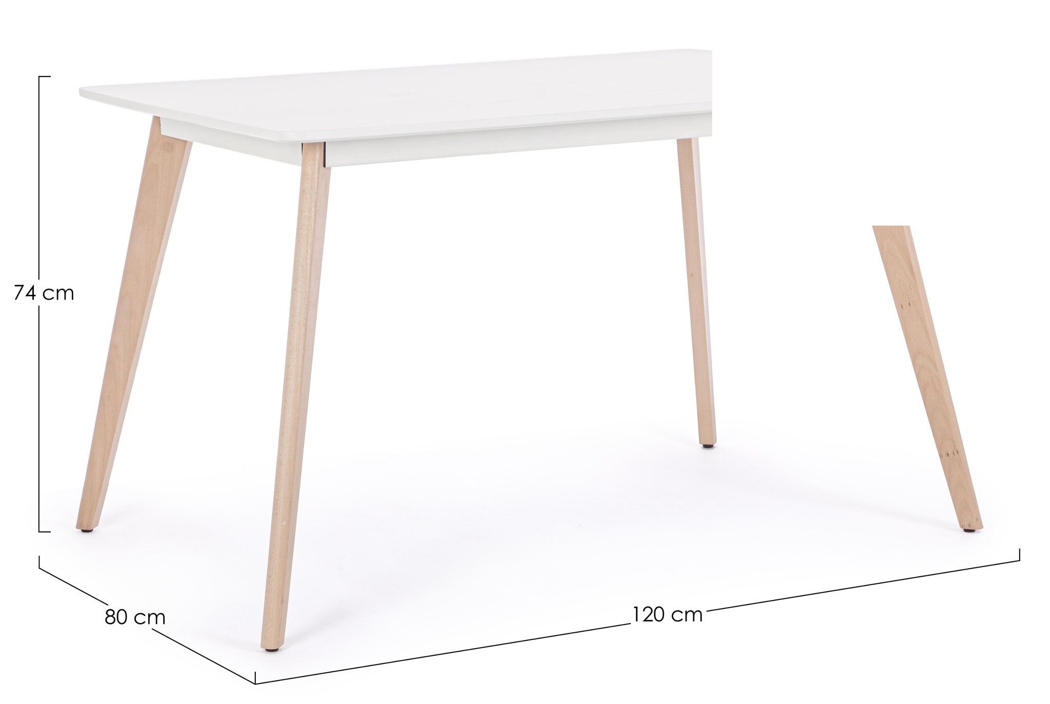 Tavolo Michelangelo 120x80x74h TAV09 - immagine 3