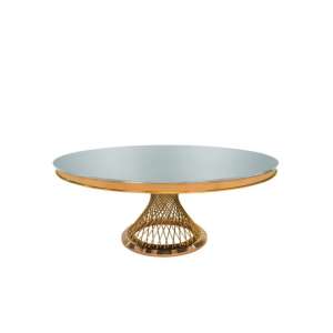 Tavolo Dubai Gold Specchiato 150x75h TAV10