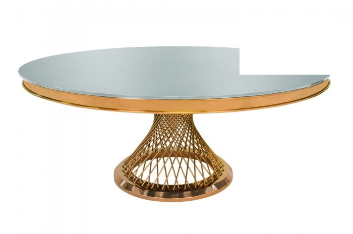 Tavolo Dubai Gold Specchiato 150x75h TAV10 - immagine 2