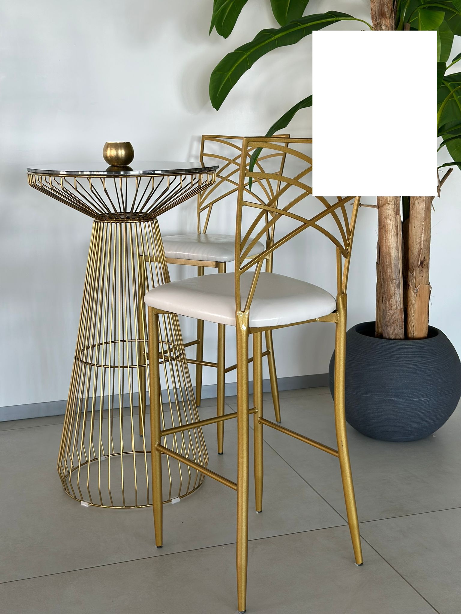 Tavolo Cocktail Gold 60x110h TAV12 - immagine 3