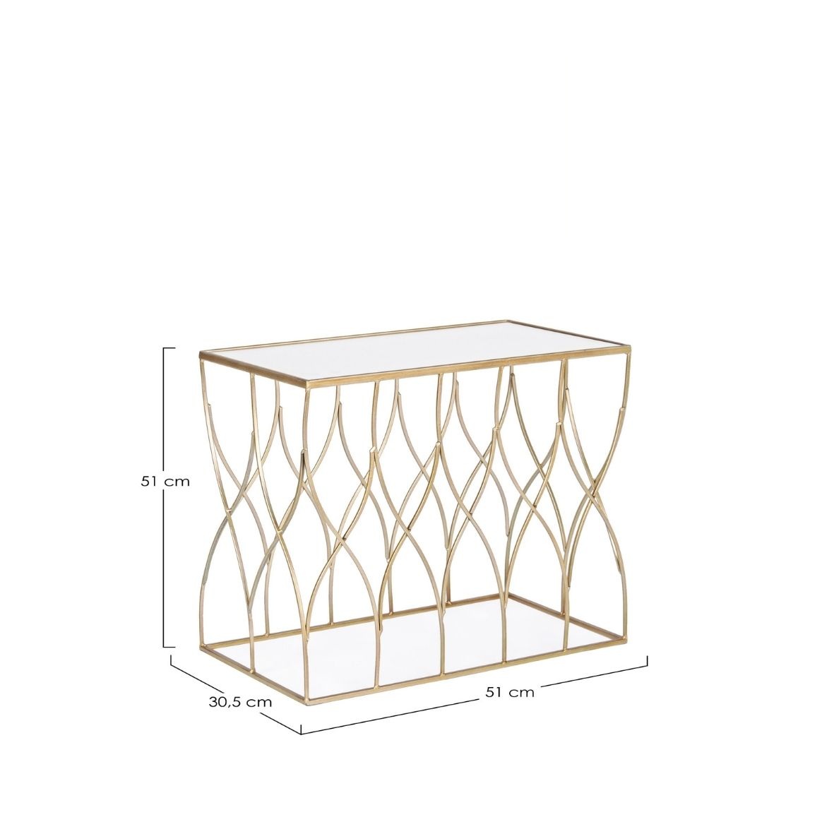 Tavolino Elenor Gold TAV14-TAV15 - immagine 2