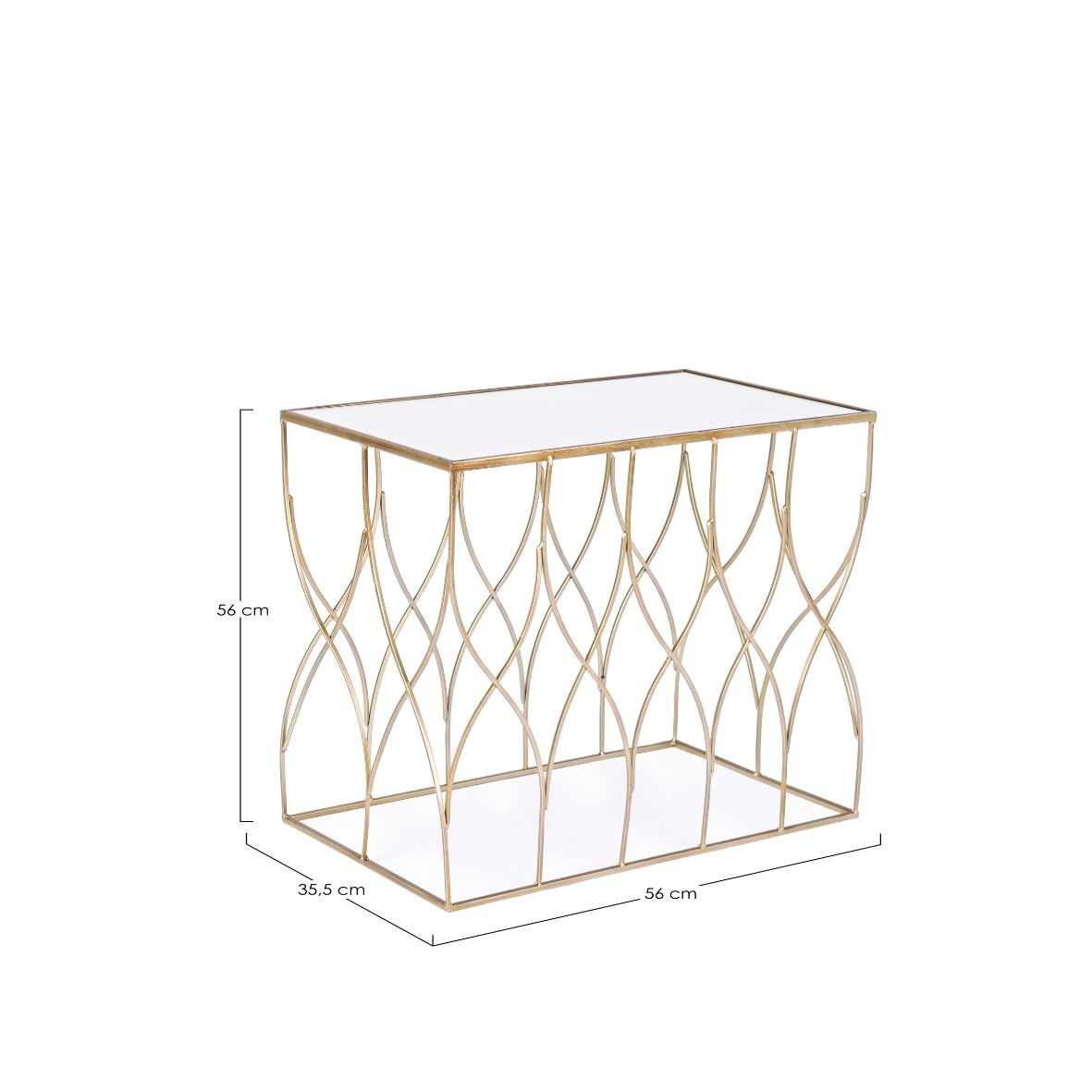 Tavolino Elenor Gold TAV14-TAV15 - immagine 3