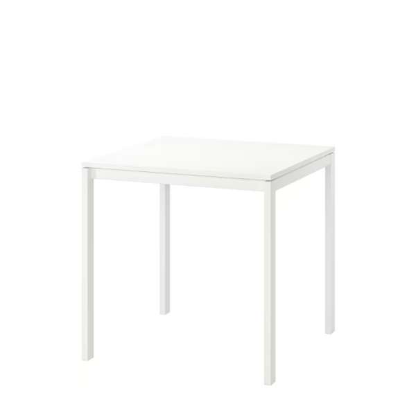 Tavolo Melamina Bianco 75x75x74h TAV17