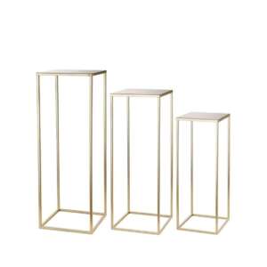 Tris parallelepipedo Oro H 100 H 90 h80 VAS01