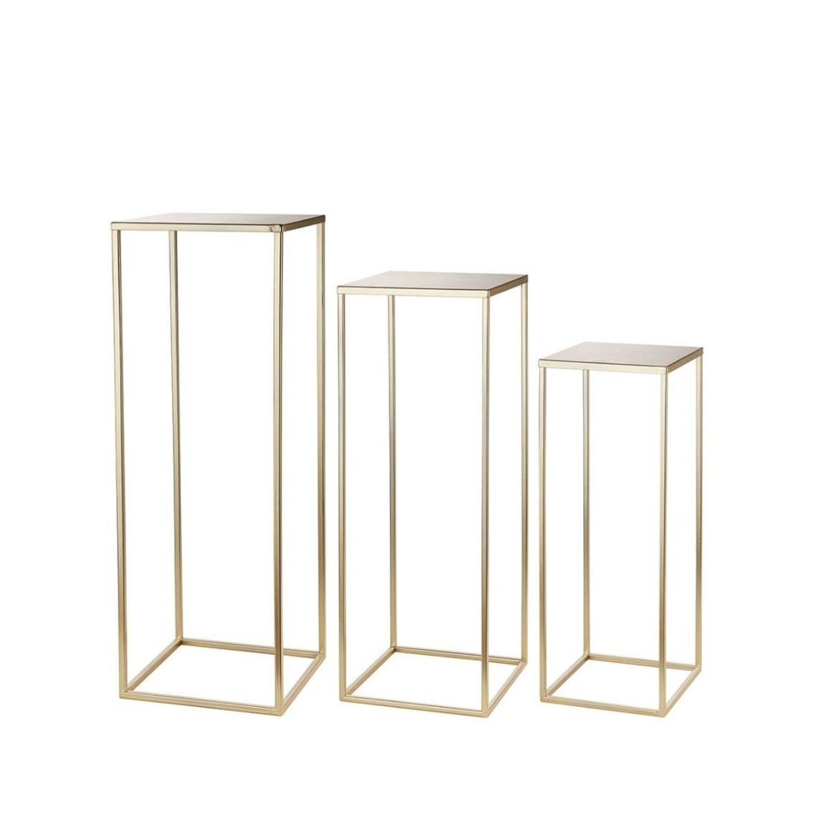 Tris parallelepipedo Oro H 100 H 90 h80 VAS01