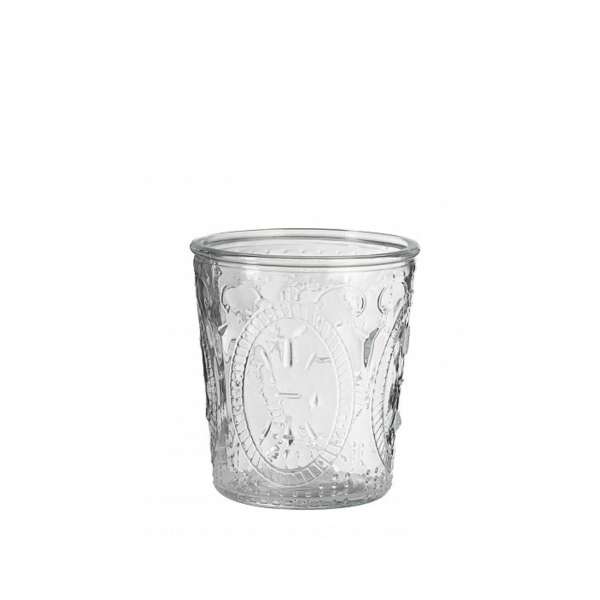 Vaso in Vetro con Stemma Diam. 11,5 H 10 VAS31