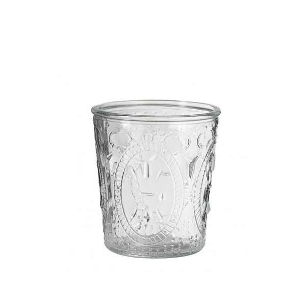 Vaso in Vetro con Stemma Diam. 13,5 H 15 VAS32