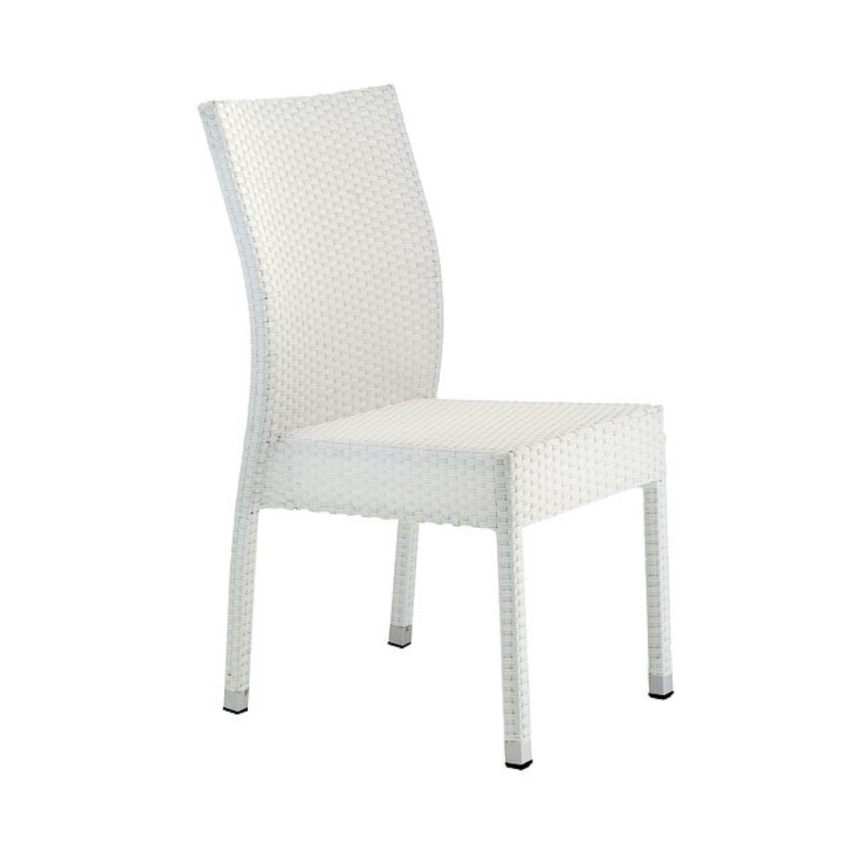 Sedia in Polirattan Bianca SED17